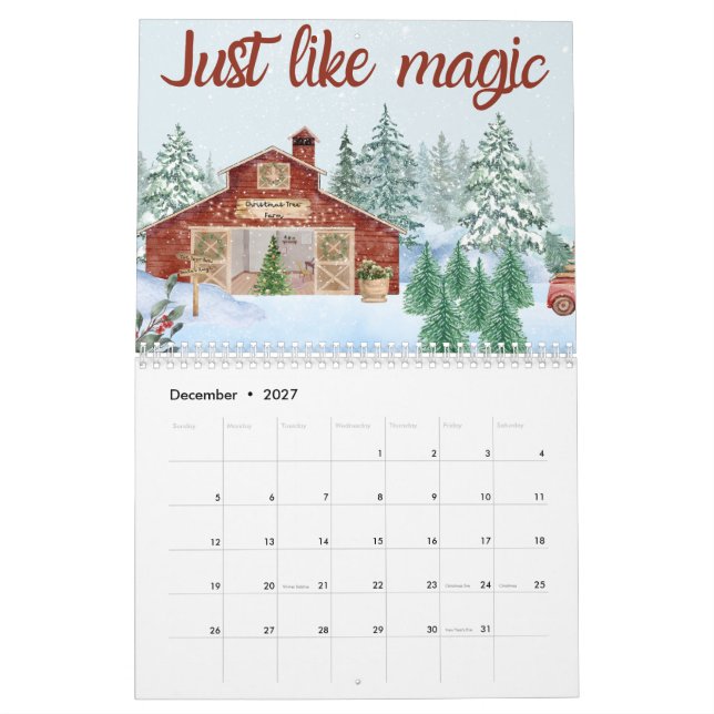 Taylor Inspiriert Kalender (Dez 2027)