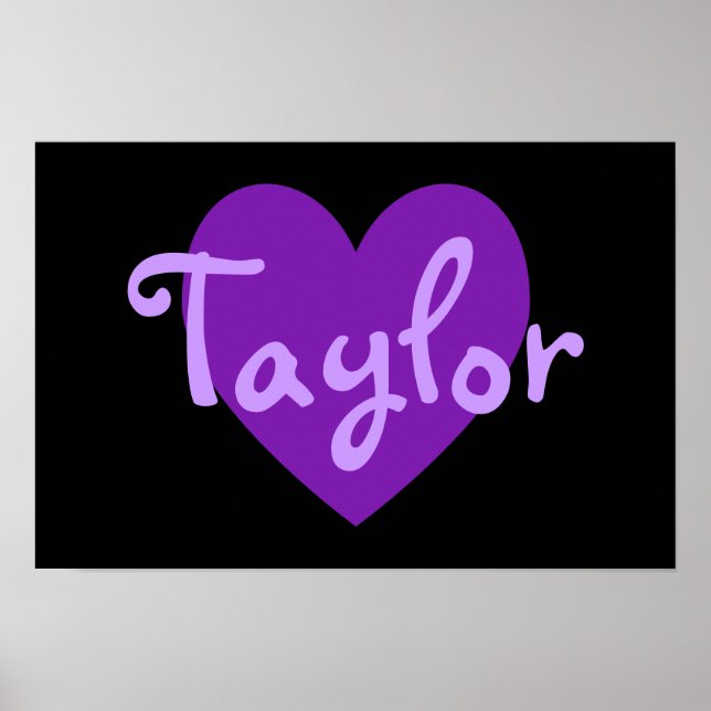 Taylor Lila Poster (Vorne)