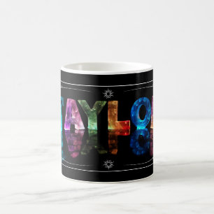 Taylor - NamensTaylor in 3D beleuchtet (Fotografie Kaffeetasse