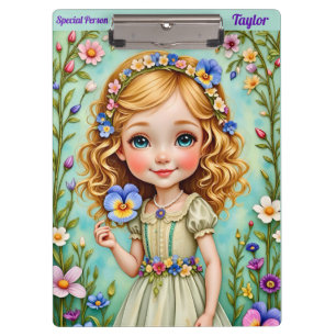 TAYLOR ~ Niedliches Mädchen ~ Klemmbrett