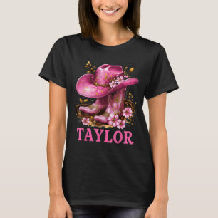 Taylor Outfit Cowgirl Stiefel Jugend Frauen Teenag T-Shirt