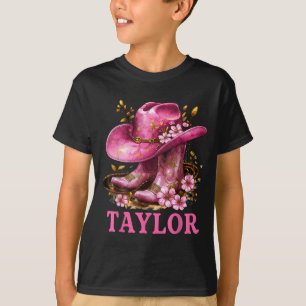 Taylor Outfit Cowgirl Stiefel Jugend Frauen Teenag T-Shirt