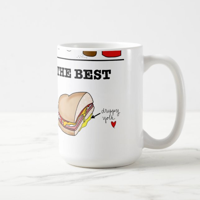 Taylor-Schinken, Ei u. Käse-Tasse Tasse (Rechts)