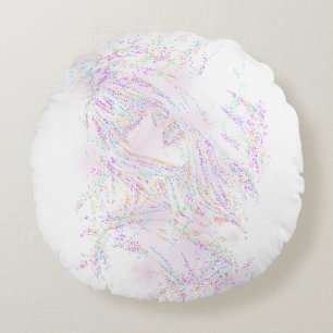 Taylor Swift (Fan-Art) Rundes Kissen