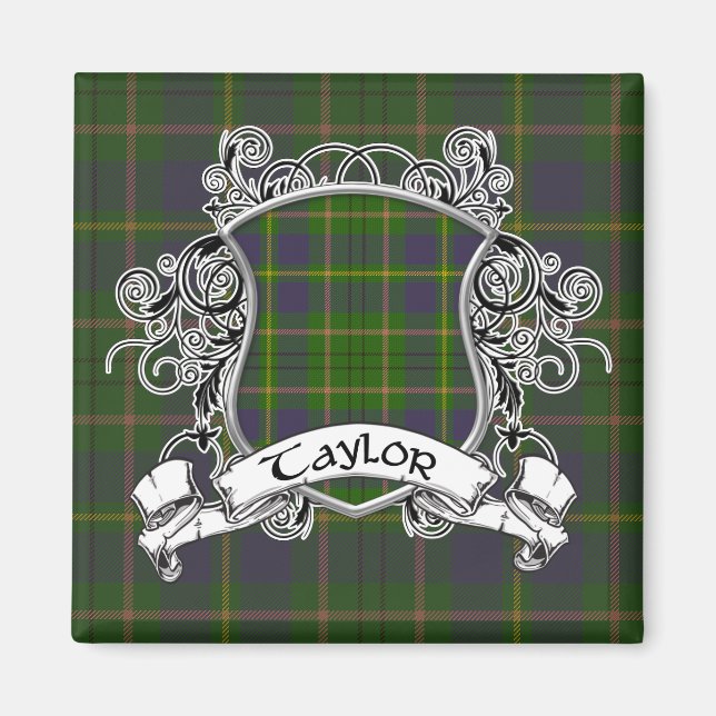 Taylor Tartan Shield Magnet (Vorne)