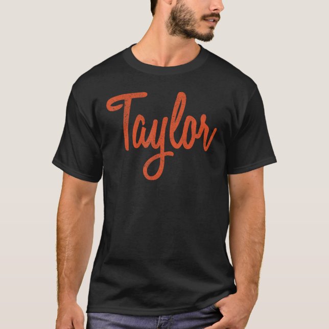 Taylor Vintag Retro T-Shirt (Vorderseite)