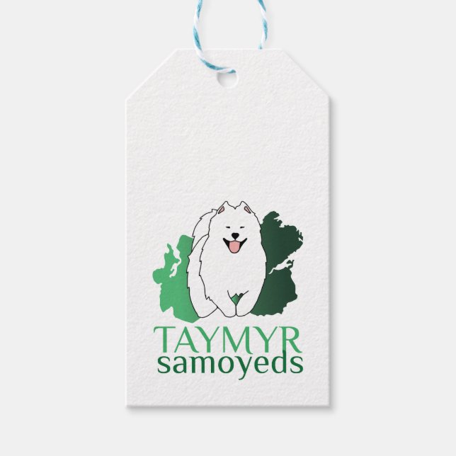 Taymyr Samoyeds-Logo Geschenkanhänger (Vorderseite)