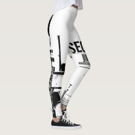 Tayt Pop Art Leggings moderne 24SS-Druckmuster