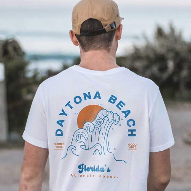 TAYTONA STRAND FLORIDA SOMMERWELLEN URLAUB T-Shirt (Von Creator hochgeladen)