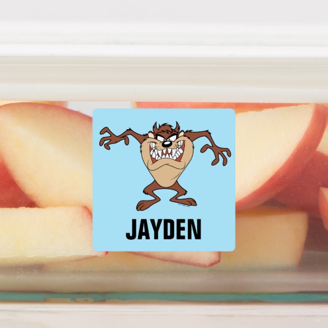 TAZ™ Arms Wide | Füge Deinen Namen hinzu Etiketten (Befestigt)