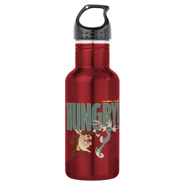 TAZ™ & BUGS BUNNY™ "Hunger" Edelstahlflasche (Vorderseite)