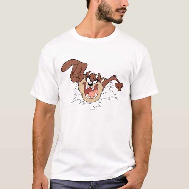 TAZ™ Burning Through Page T-Shirt (Vorderseite)