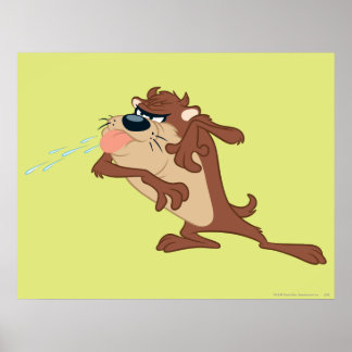 TAZ™, der die Zunge heraushält Poster