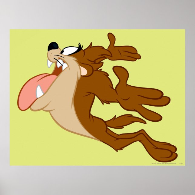 TAZ™, der durch die Luft fliegt Poster (Vorne)