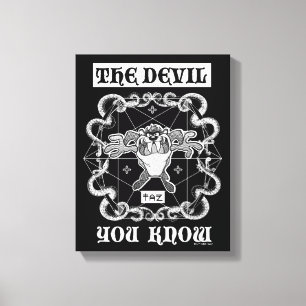 TAZ™ Der Teufel, den Sie kennen Leinwanddruck