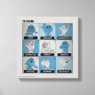 TAZ™ Emotion Checkbox Leinwanddruck