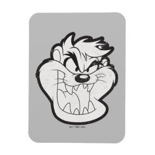 TAZ™ Evil Grin Abzeichen Magnet