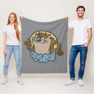 TAZ™ Expletive Circle Graphic Fleecedecke