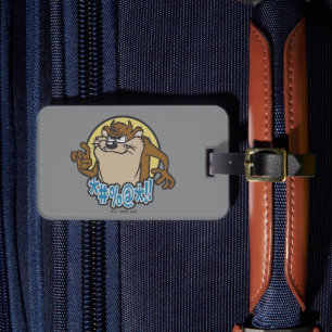 TAZ™ Expletive Circle Graphic Gepäckanhänger