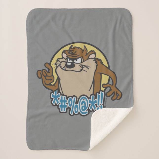 TAZ™ Expletive Circle Graphic Sherpadecke (Vorderseite)