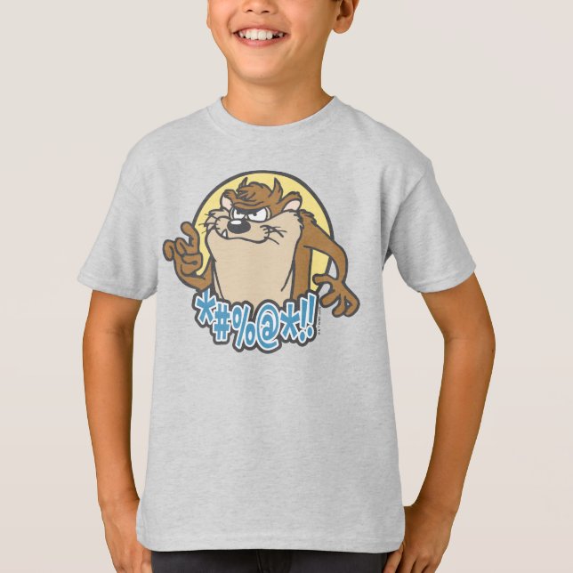 TAZ™ Expletive Circle Graphic T-Shirt (Vorderseite)