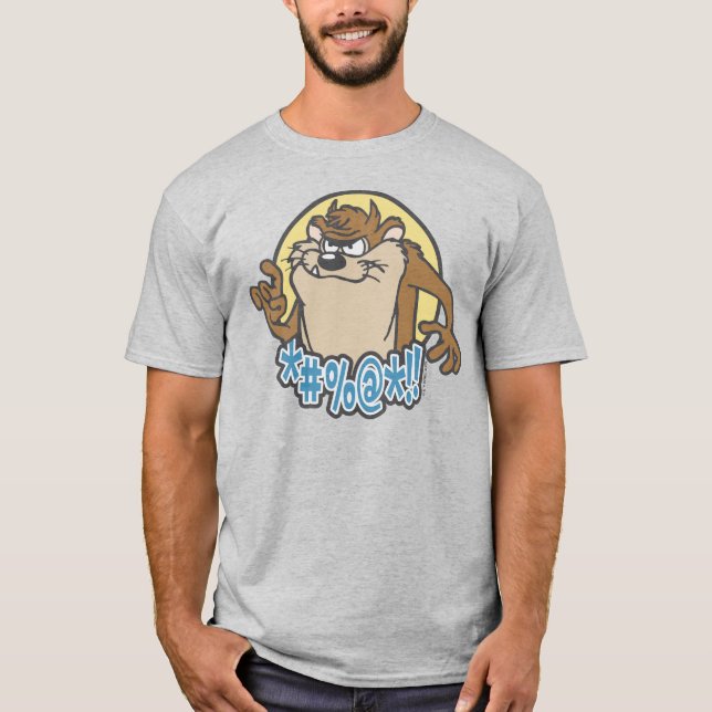 TAZ™ Expletive Circle Graphic T-Shirt (Vorderseite)