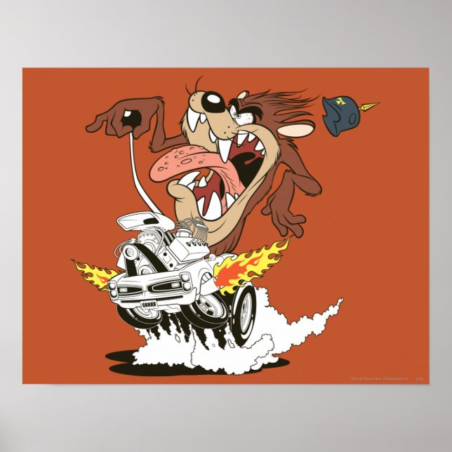 TAZ™ Furious Driving Poster (Vorne)