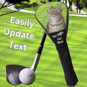 Taz Ginger Tabby Cat Personalisiert Golf Headcover