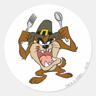 TAZ™ Hunger Runder Aufkleber