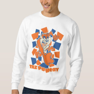 TAZ™ Hungry Smashing durch Schachbrett Sweatshirt