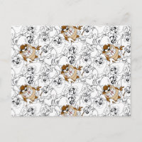 TAZ™ Line Art Pop Muster