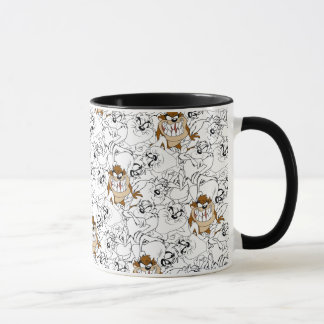 TAZ™ Line Art Pop Muster Tasse