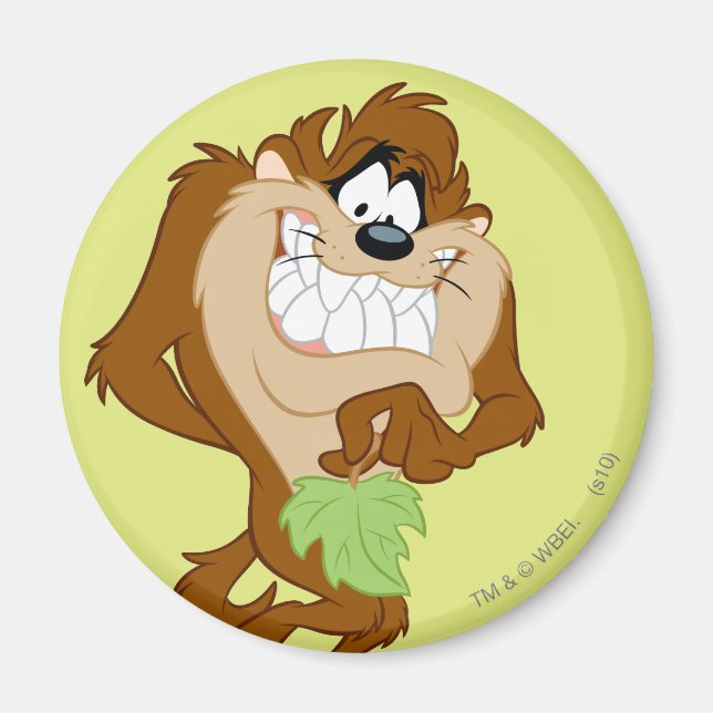 TAZ™ mit Blättern Magnet (Vorne)