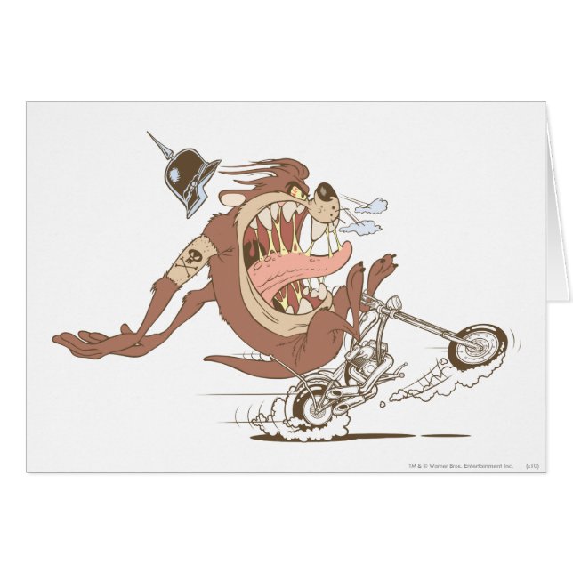 TAZ™ Motorradwut (Vorderseite (Horizontal))