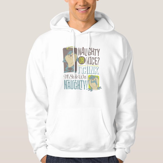 TAZ™- Naughty oder Nice? Hoodie (Vorderseite)