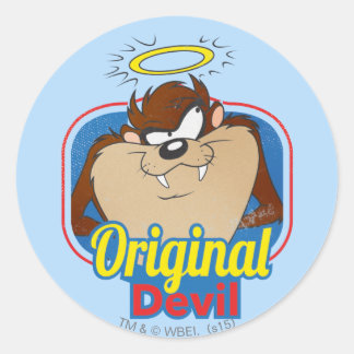 TAZ™ Original Devil Runder Aufkleber