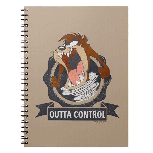 TAZ™ Outta Control Notizblock (Vorderseite)