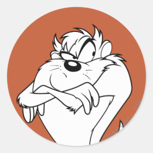 TAZ™ positisieren Runder Aufkleber