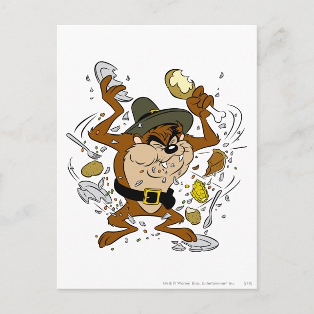 TAZ™ Pull-Down Postkarte (Vorderseite)