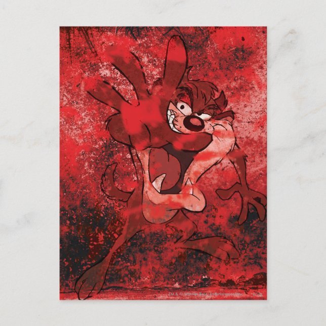 TAZ™ Sinister Postkarte (Vorderseite)