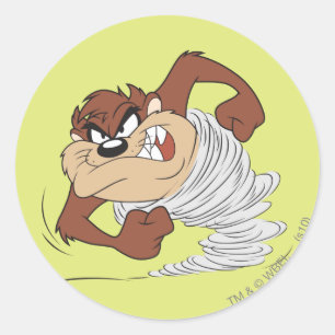 TAZ™-Spinnerei Runder Aufkleber