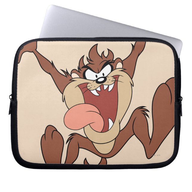 TAZ™ Springt Laptopschutzhülle (Vorderseite)