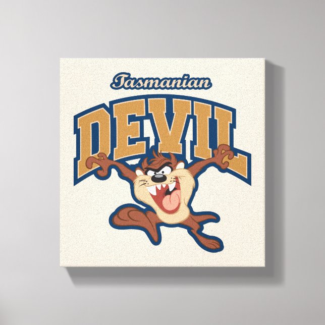 TAZ™ Tasmanian Devil Patch Leinwanddruck (Vorderseite)