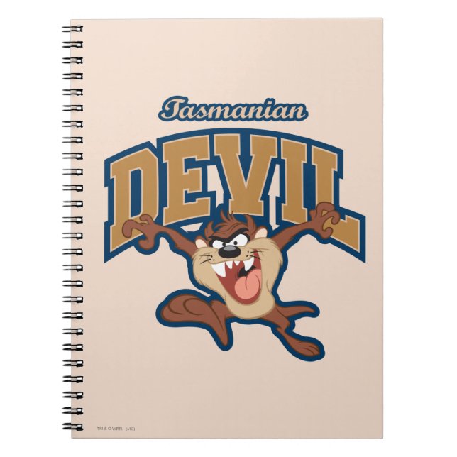 TAZ™ Tasmanian Devil Patch Notizblock (Vorderseite)