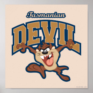 TAZ™ Tasmanian Devil Patch Poster