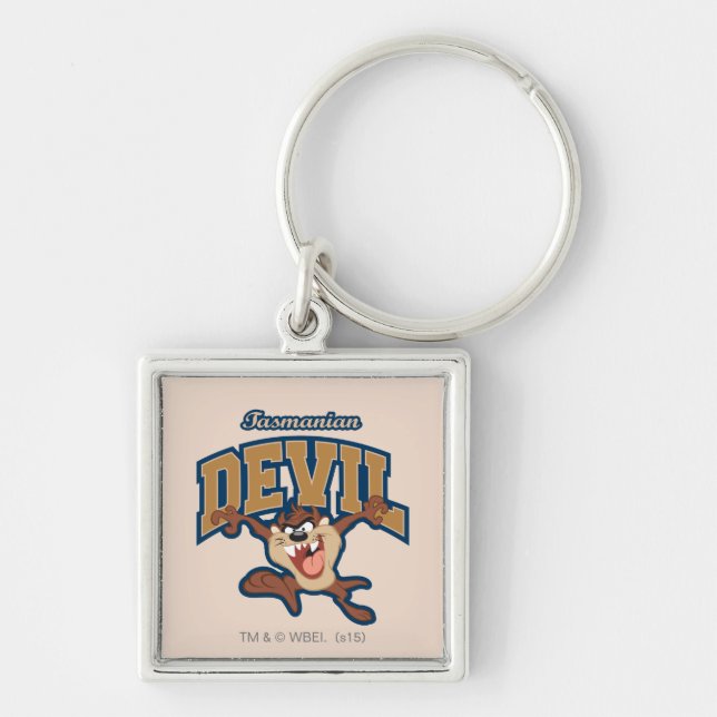 TAZ™ Tasmanischer Teufel-Patch Schlüsselanhänger (Vorne)