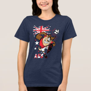 TAZ™ Team Australia Fußball-Grafik Tri-Blend Shirt