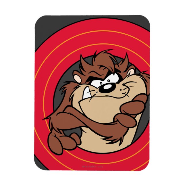 TAZ™ Through LOONEY TUNES™ Magnet (Vertikal)