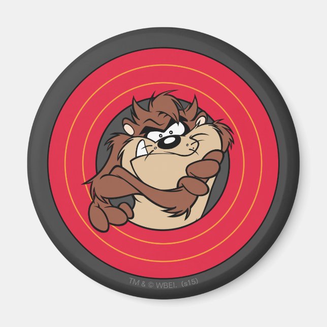 TAZ™ Through LOONEY TUNES™ Magnet (Vorne)