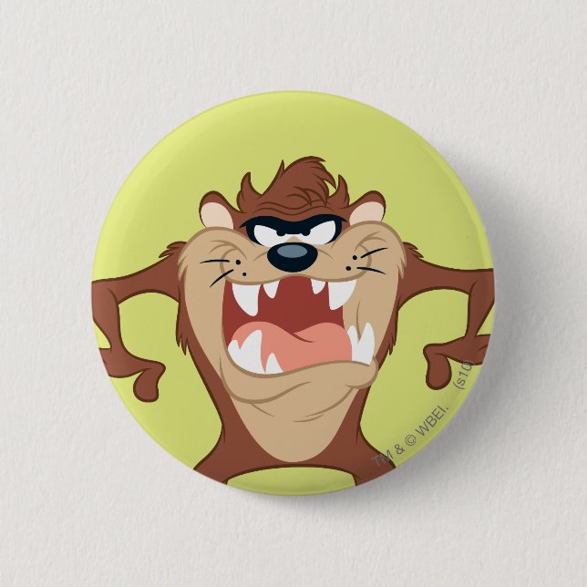 TAZ™ Toothy Grin Button (Vorderseite)